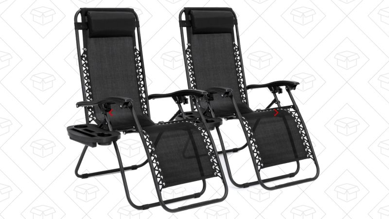 2-Pack Zero Gravity Chairs | $60 | Best Choice Products | Promo code BESTCHOICEGRAVITY